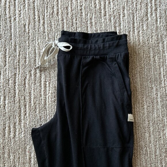 Vuori Black Halo Essential Wide Leg Pant Dream Knit S - Picture 9 of 11